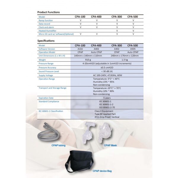 CPAP Continuous Positive Airway Pressure Machine - Image 3